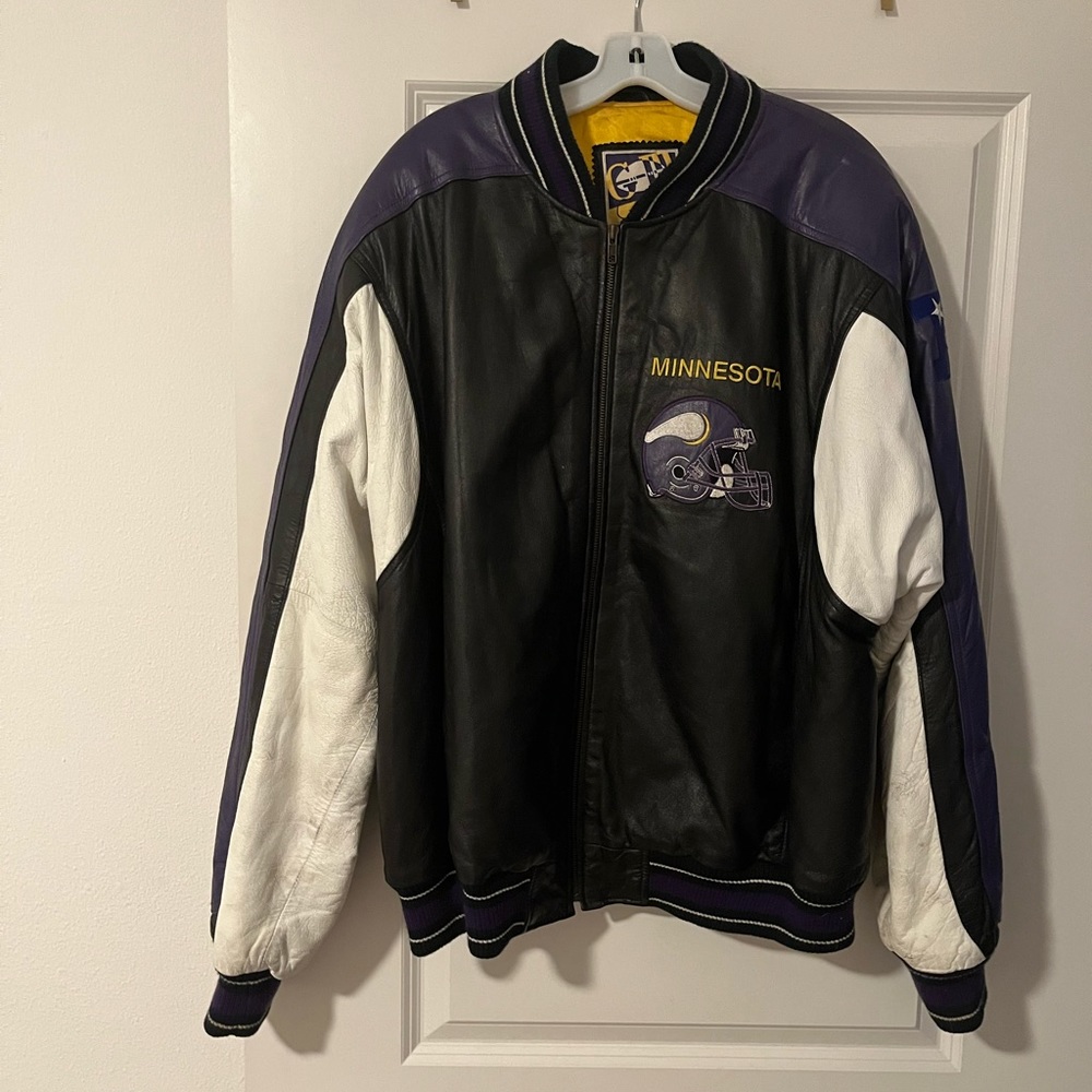 Minnesota Vikings leather jacket